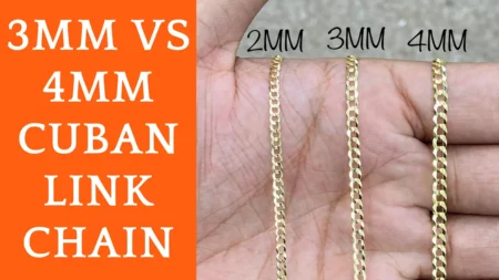 Crafting Elegance: A Comparative Review of 3mm vs 4mm Cuban Link Chains”
