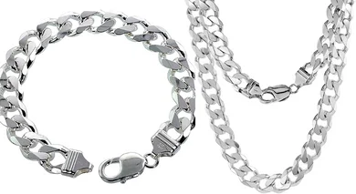 Best Thick 9mm Silver Cuban Chain
