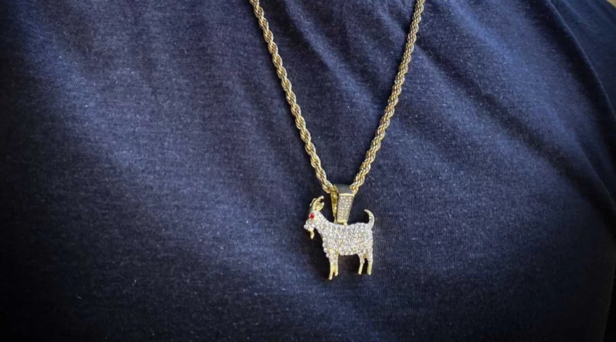 Cuban Link Chain with goat pendant