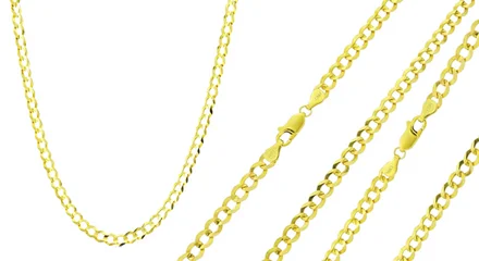 NuraGold 5mm Cuban Link Necklace