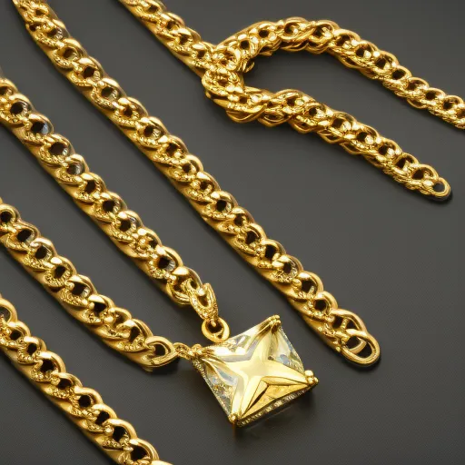 Cuban Gold Plated Chain WIth Custom Pendant