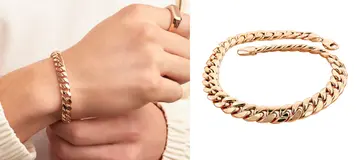 Rose Gold Cuban Link Bracelet