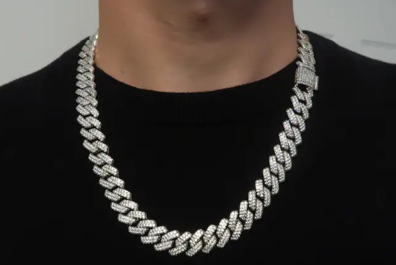 silver cuban chain